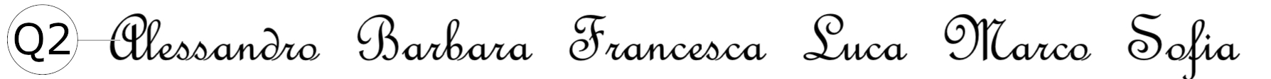 FRENCH SCRIPT MT font per incisione laser su coltelli