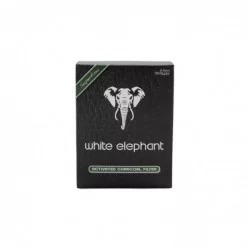 White Elephant FILTRO per PIPA CARBONE ATTIVO 9 mm 150 pz