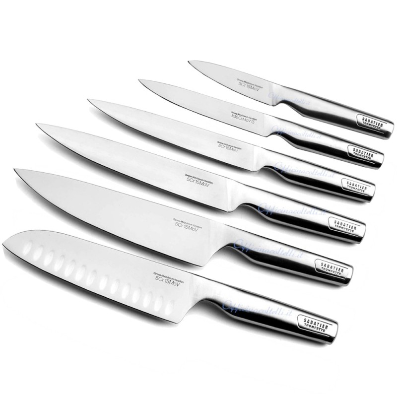 Set di 6 coltelli da Cuoco Sabatier Trompette Asean