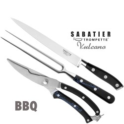 Set Arrosto Barbecue BBQ Sabatier Trompette Vulcano PERSONALIZZABILE