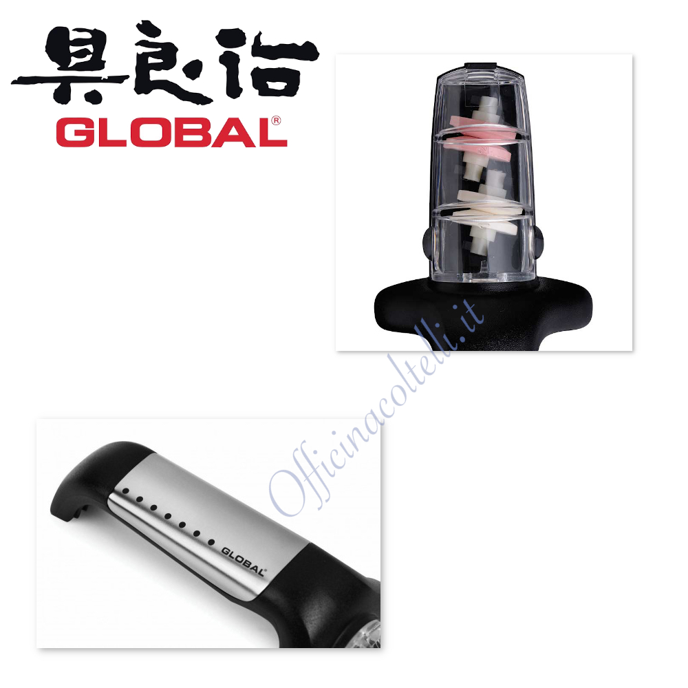 Global Affilatoio per coltelli in acciaio